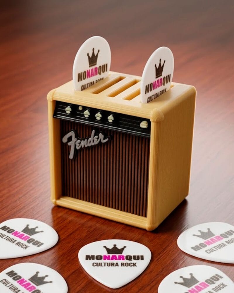 Porta Puas Mini Amplificador Fender Vintage Beige