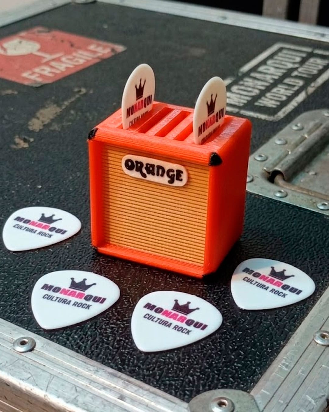 Porta Puas Mini Amplificador Orange