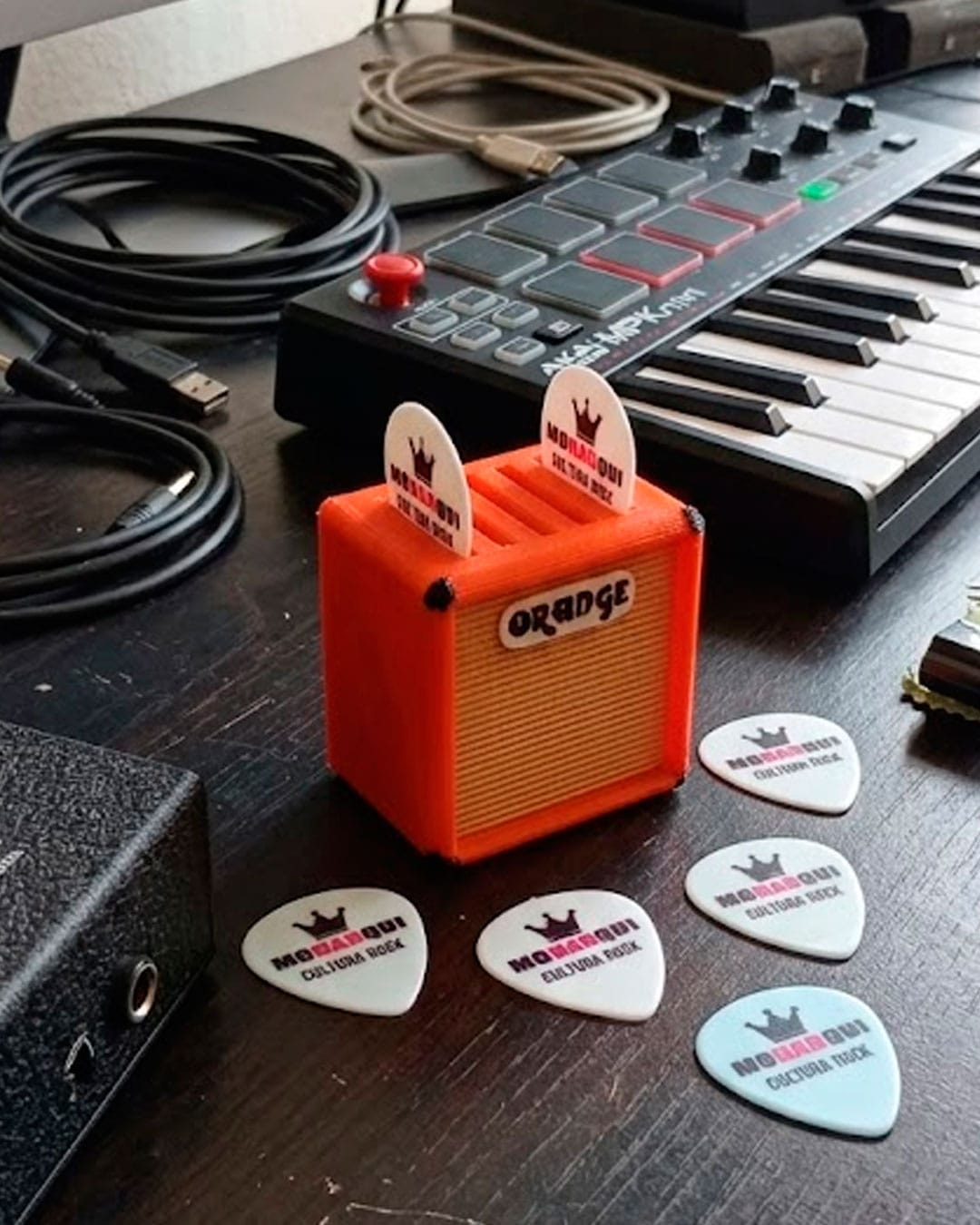 Porta Puas Mini Amplificador Orange