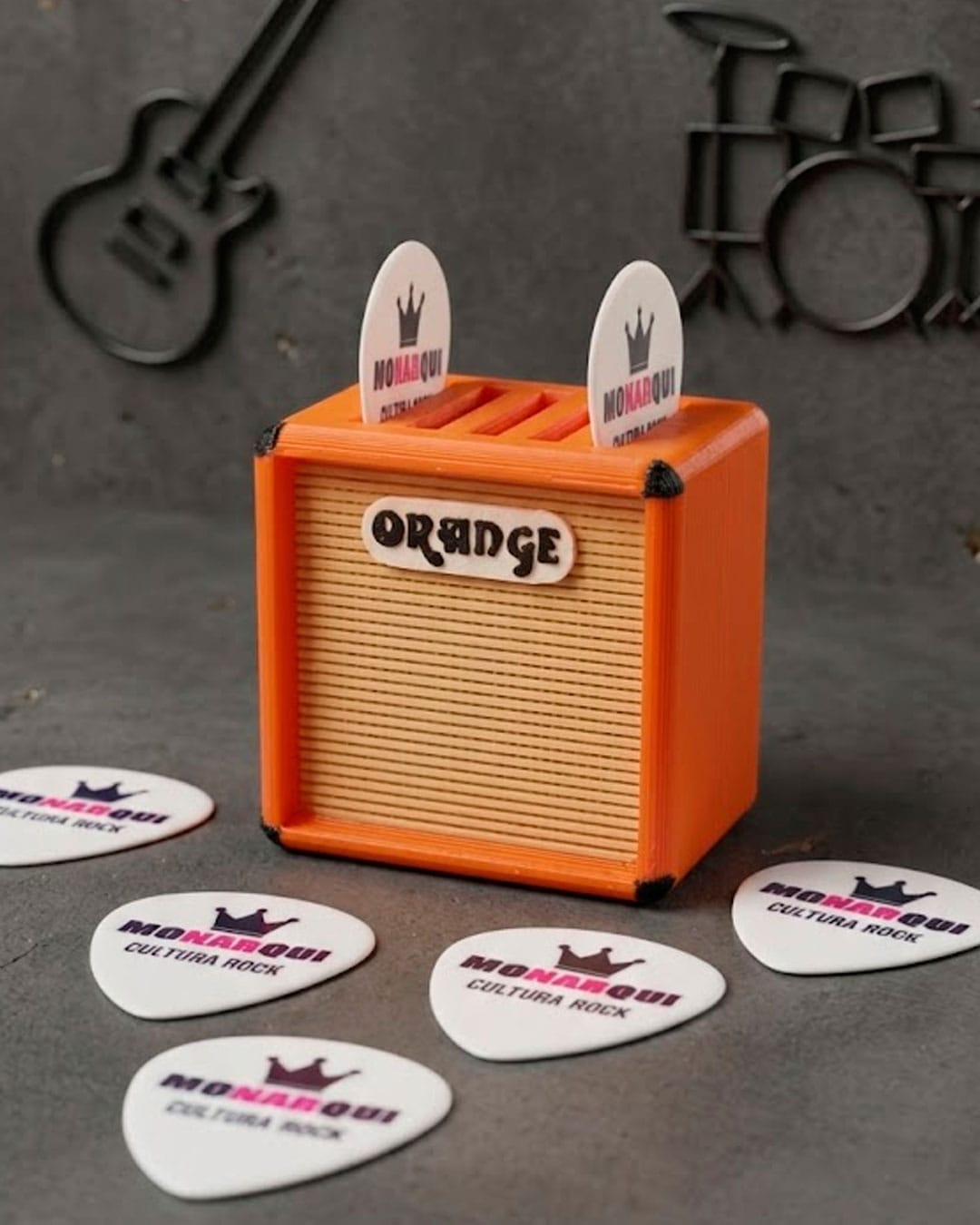 Porta Puas Mini Amplificador Orange
