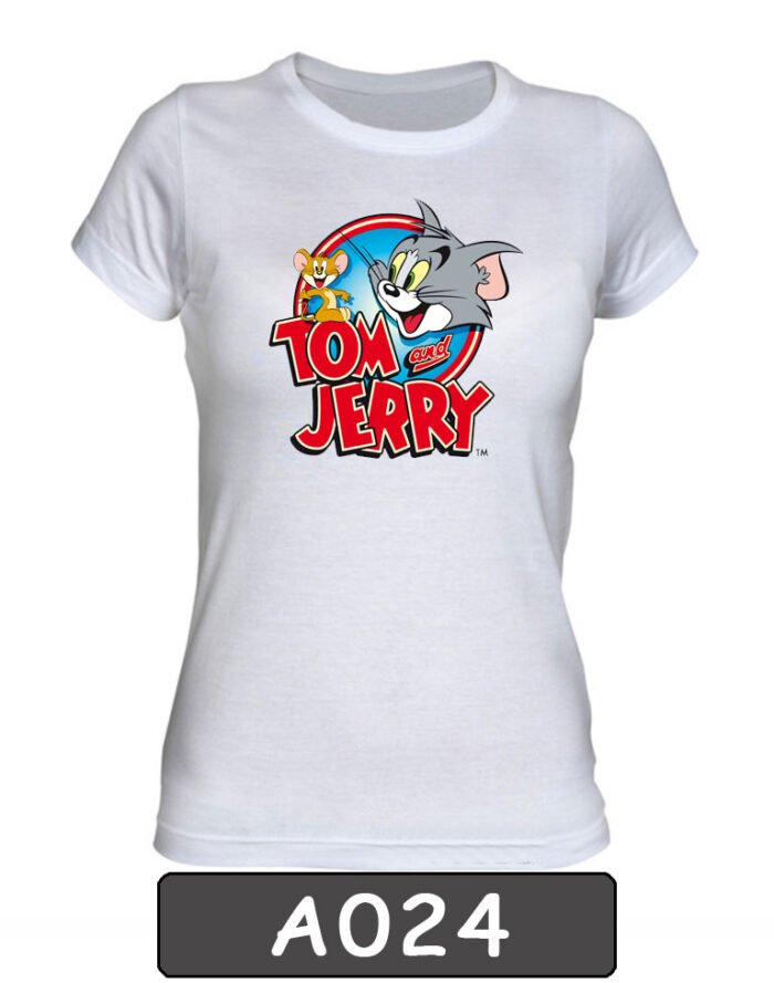 Remera estampada Tom & Jerry. A024