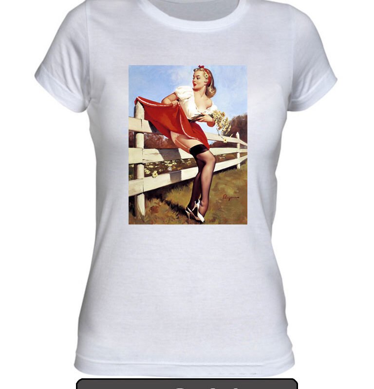 Remera estampada Pinup. A041