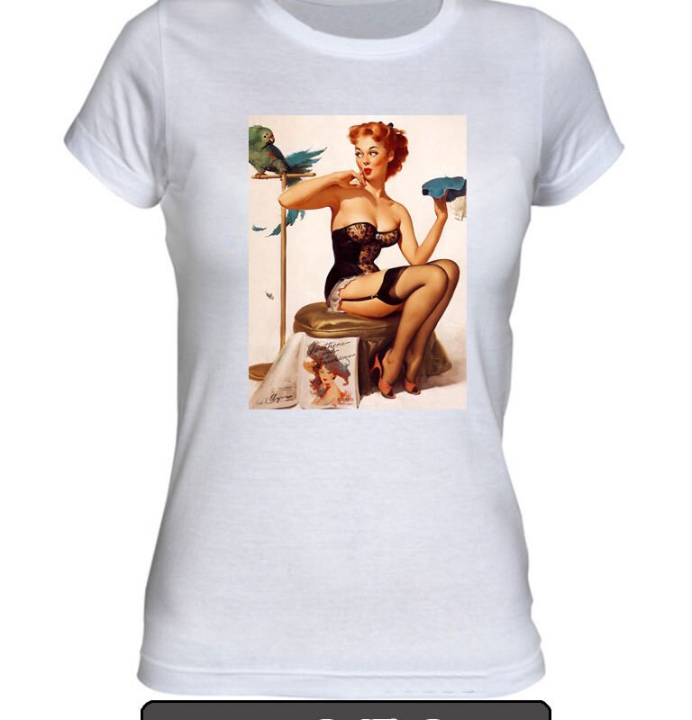 Remera estampada Pinup. A050