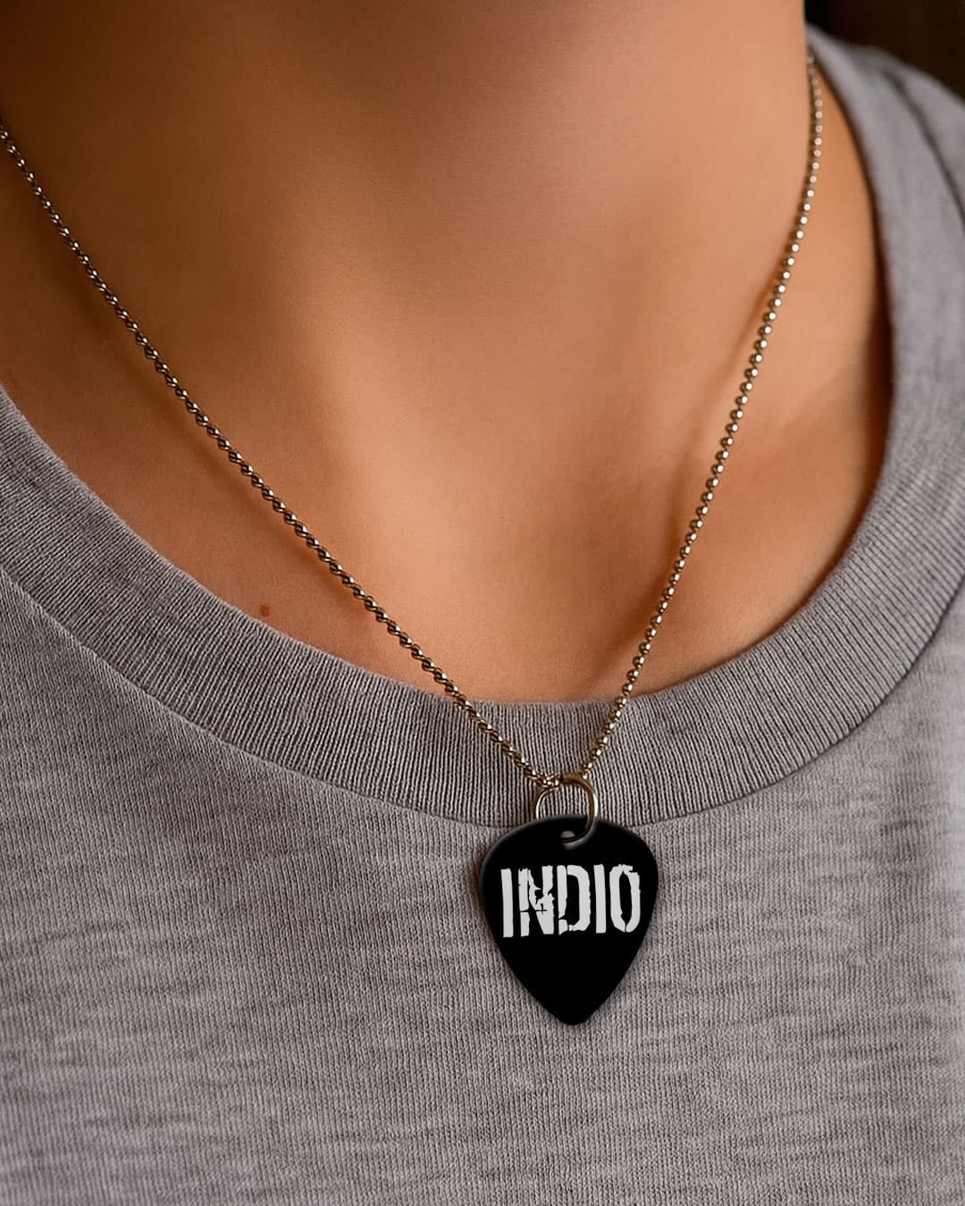 Collar Dije Púa Indio Solari + Llavero porta pua