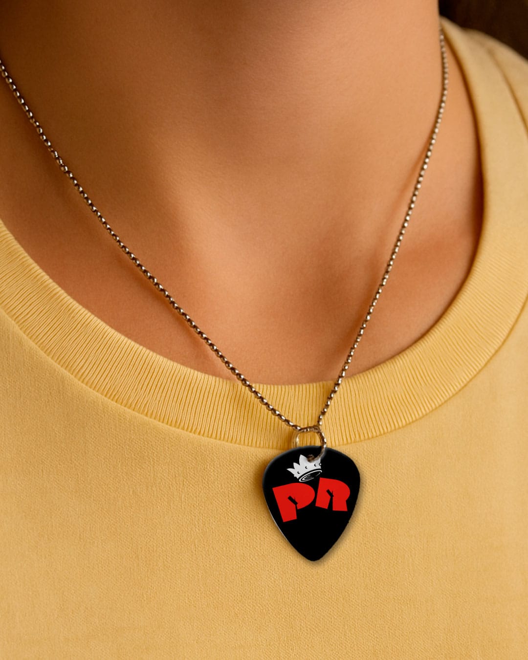 Collar Dije Púa Los Redondos + Llavero porta pua