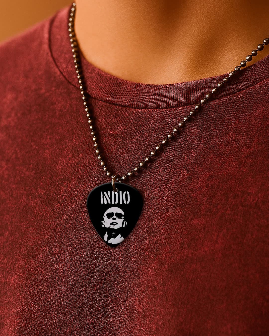 Collar Dije Púa Indio Solari V2+ Llavero porta pua