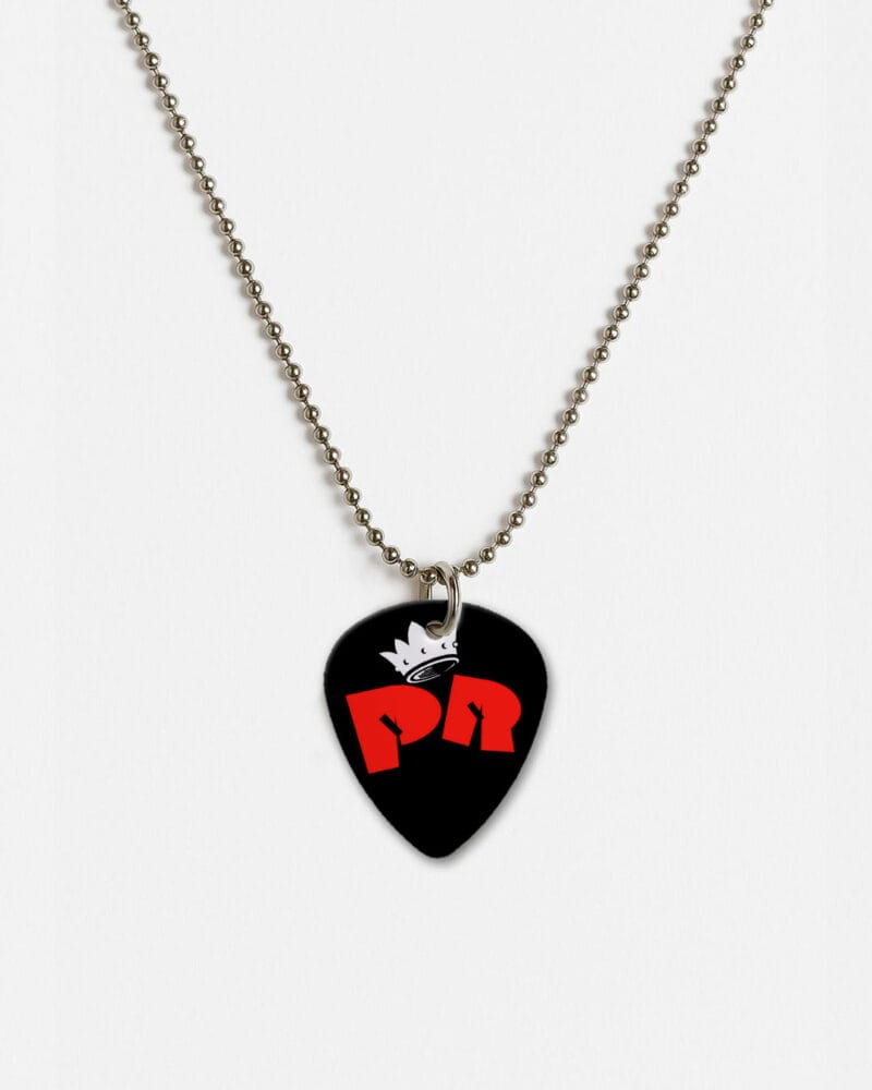 Collar Dije Púa Los Redondos + Llavero porta pua