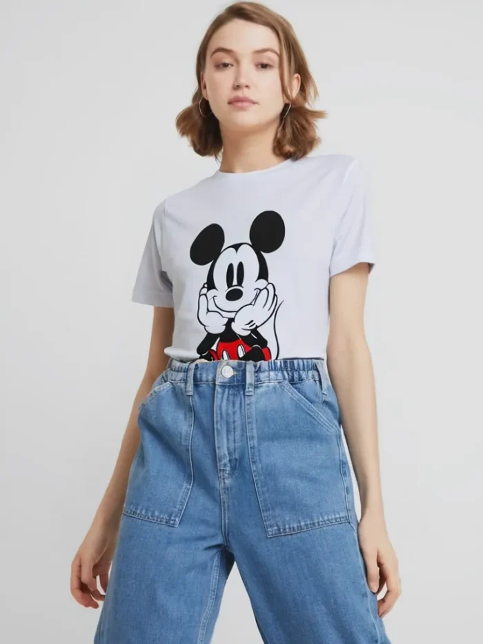 Remera Mickey estampada