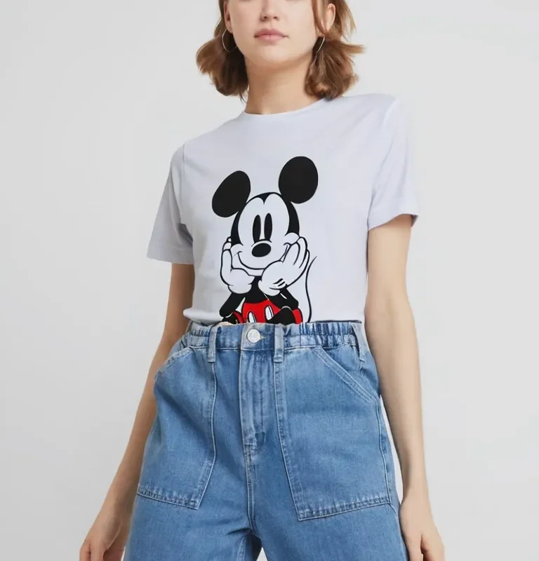 Remera Mickey estampada