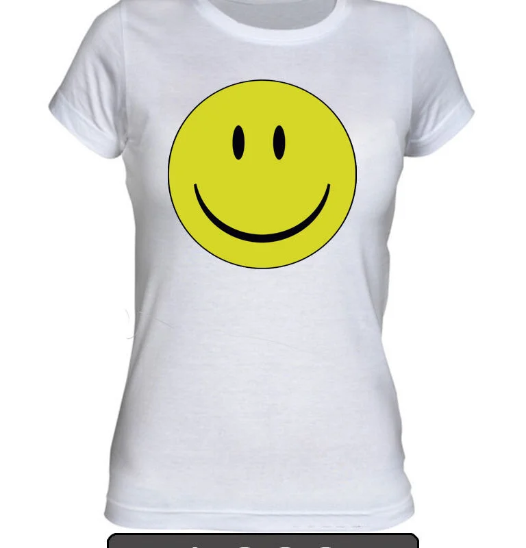 Remera estampada Smile. K080