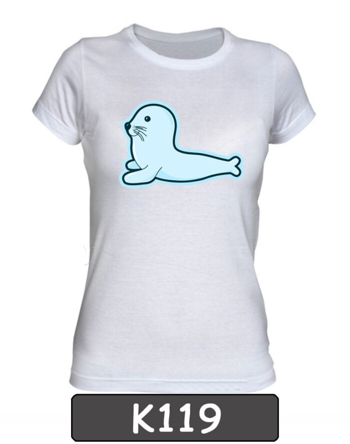 Remera estampada Foca. K119