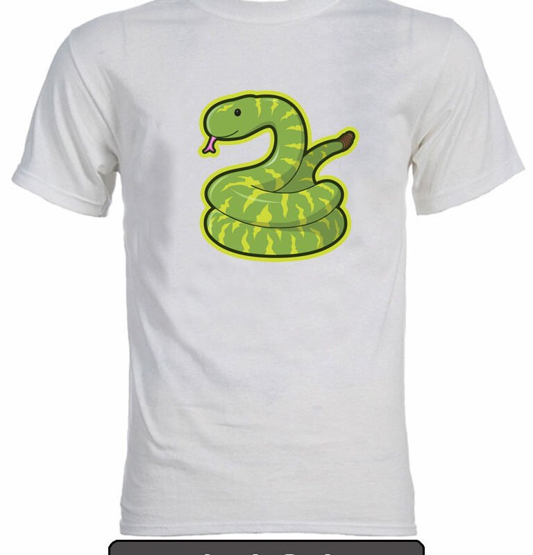 Remera estampada Serpiente. K121