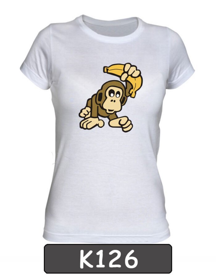 Remera estampada Monito. K126