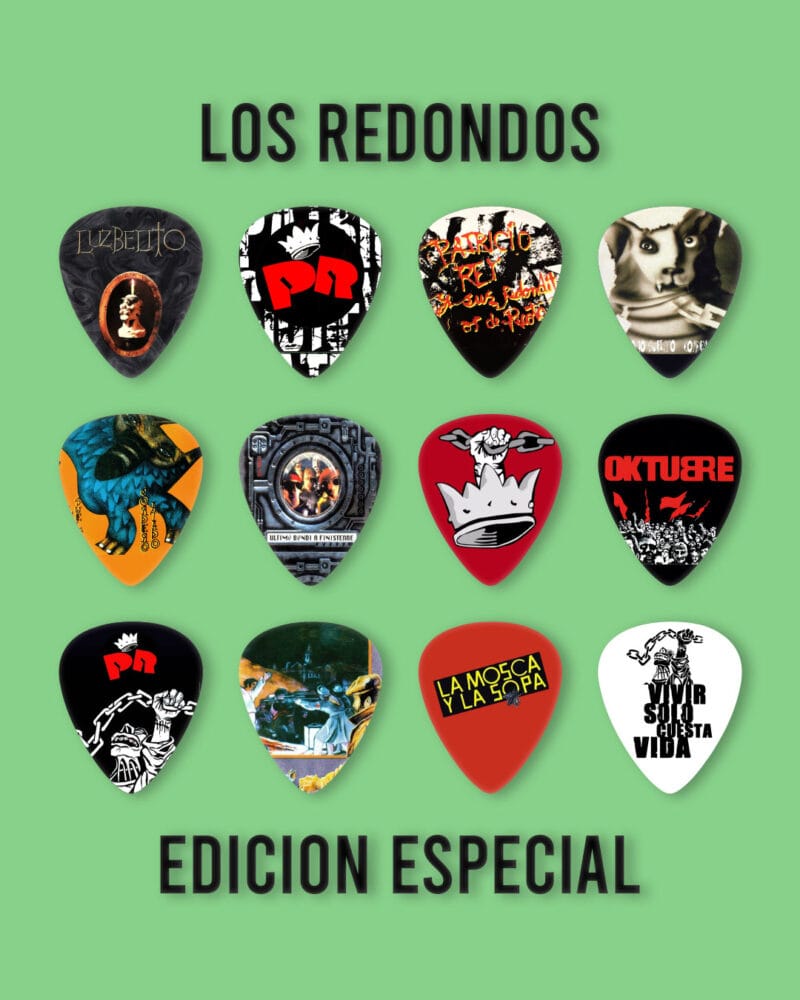 Púas Colección Los Redondos. Pack 12 Unidades
