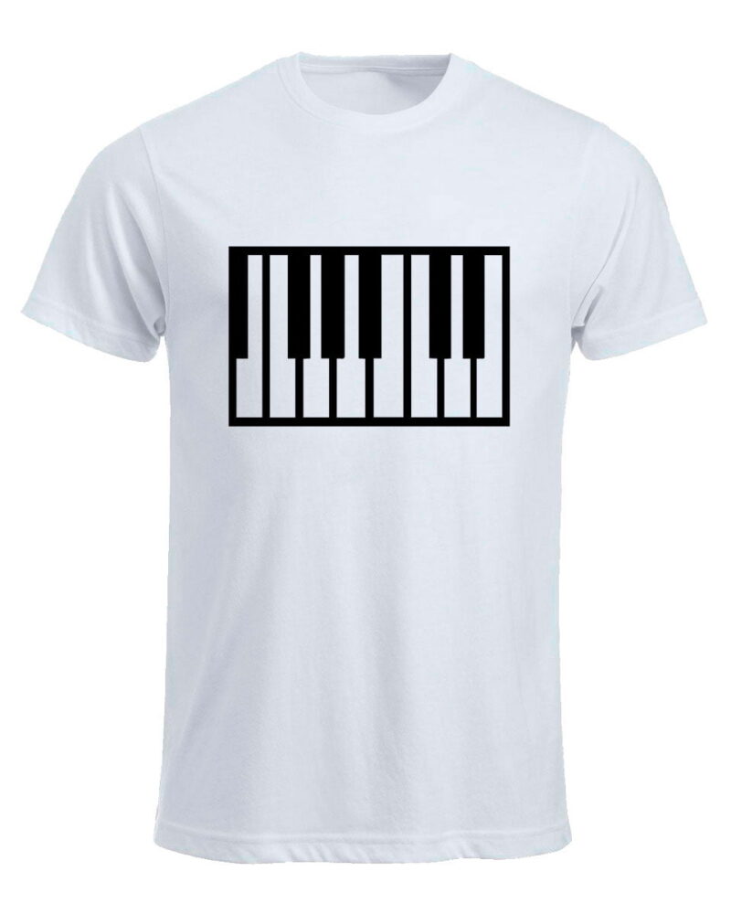 Remera estampada piano