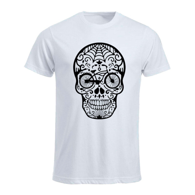 Remera estampada Skull Bike. A029