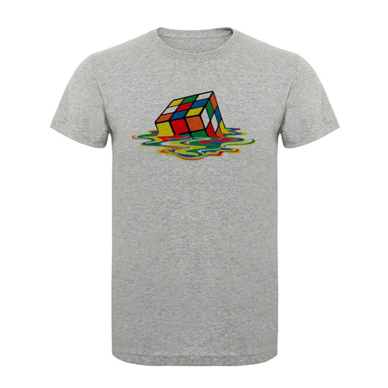 Remera estampada Cubo mágico. A012