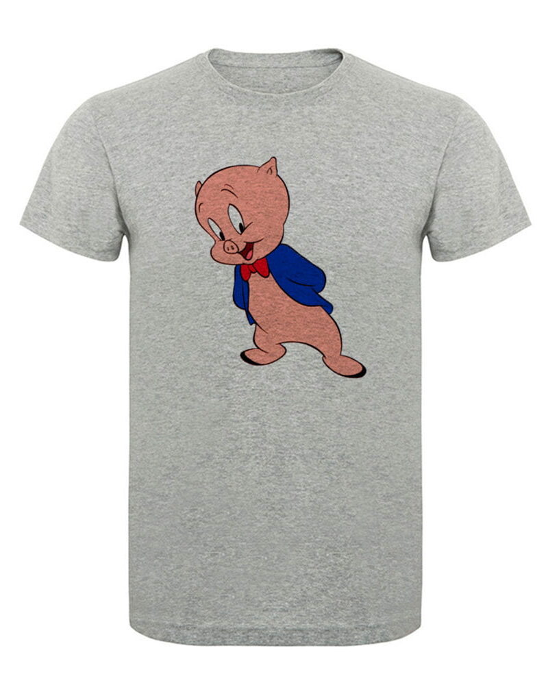Remera estampada Porky. K066