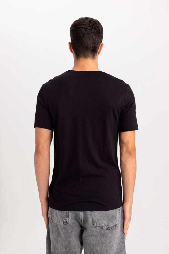 Remera Algodón Lisa Básica Unisex negra
