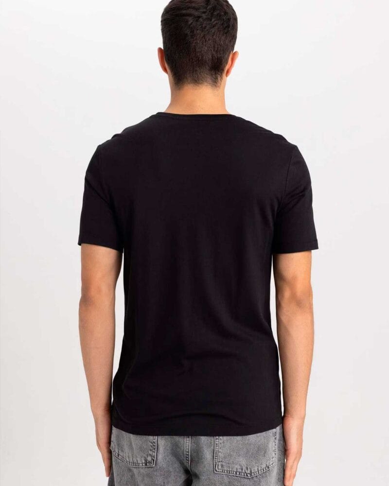 Remera Algodón Lisa Básica Unisex negra