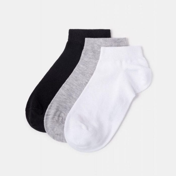 Medias Soquetes algodón Unisex. Talle Único. Pack x 12 un