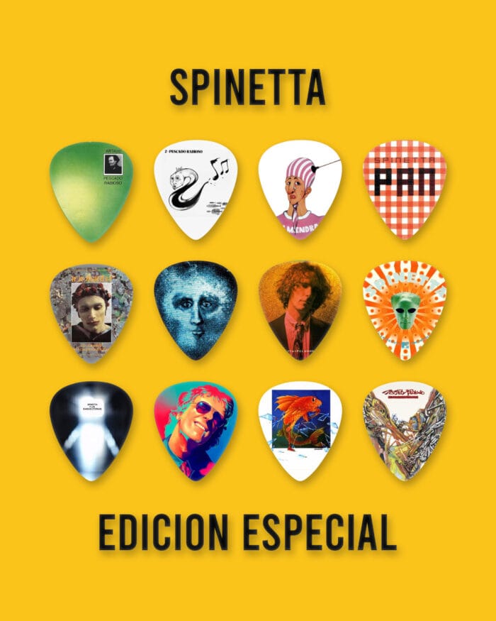 Púas Colección Spinetta. Pack 12 Unidades